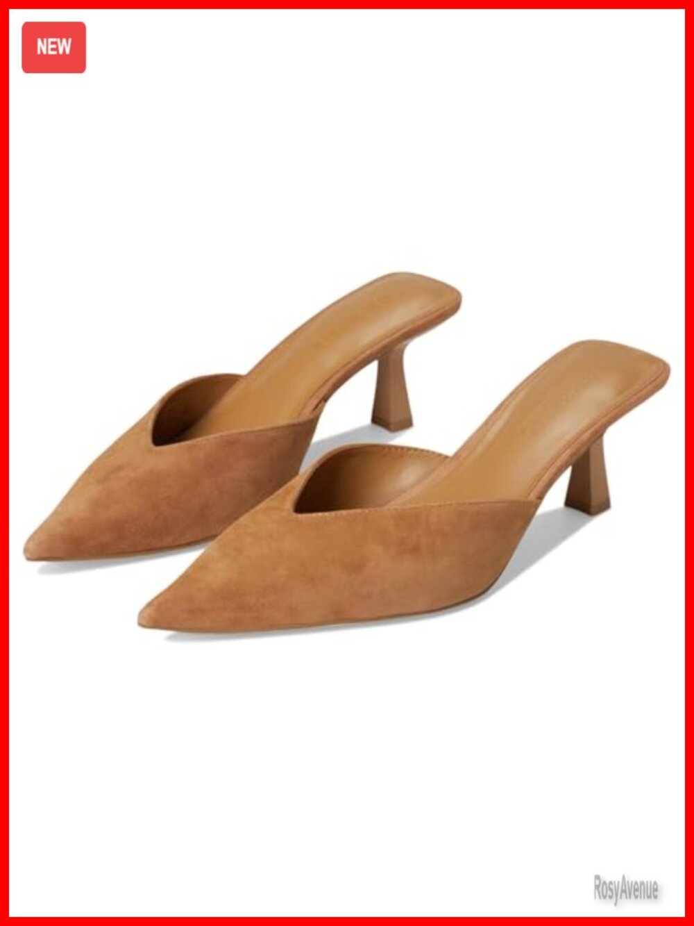 Steve Madden Mod Mesh Pointed Toe Kitten Heel Mule Sandals